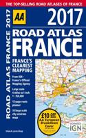 AA Road Atlas France 2017