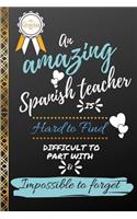 An Amazing Spanish Teacher is Hard to Find Difficult to Part With & Impossible to Forget