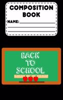 Composition Book Back To School
