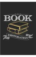 Book Restoration: 6x9 Book restoration - blank with numbers paper - notebook - notes