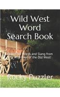 Wild West Word Search Book