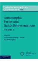 Automorphic Forms and Galois Representations: Volume 1