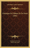 Chronique De L'Abbaye De Ter Doest (1845)