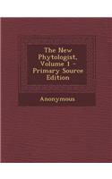 New Phytologist, Volume 1