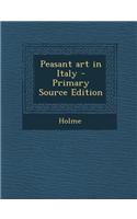 Peasant Art in Italy
