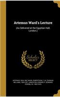 Artemus Ward's Lecture