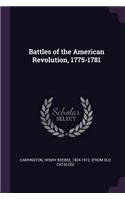 Battles of the American Revolution, 1775-1781