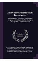 ACTA Conventus Neo-Latini Bononiensis