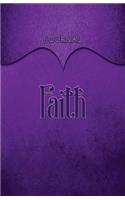 Faith Journal: Purple 5.5x8.5 240 Page Lined Journal Notebook Diary (Volume 1)