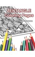 Zentangle Coloring Pages