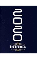 Notebook 2020: Blank Notebook & Journal: Blank Notebook for Class of 2020 Seniors, 2020 Graduation Gift, Lined Journal (8.5" x 11") 120 Pages, Notebook for Writing