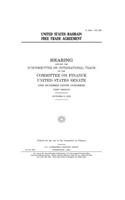 United States-Bahrain Free Trade Agreement