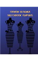 Fashion Designer Sketchbook Template