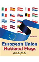 European Union National Flags Coloring Book