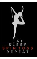 Notizbuch Eat Sleep Spin Toss Repeat