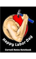 Happy Labor Day Cornell Notes Notebook