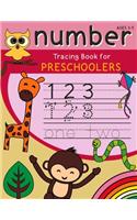 Number Tracing Book for Preschoolers