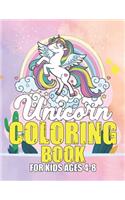 Unicorn Coloring Book for Kids Ages 4-8