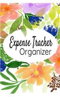 Expense Tracker Organizer: Flowers Journal Easy Tracker for Personal Expenses Record - Great for Travel Cost and Family Trip - 6x9 110 pages