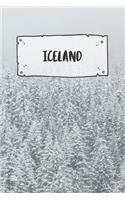 Iceland: Ruled Travel Diary Notebook or Journey Journal - Lined Trip Pocketbook for Men and Women with Lines