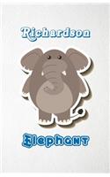 Richardson Elephant A5 Lined Notebook 110 Pages