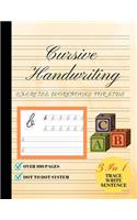 Cursive Handwriting Workbook For Kids Beginners
