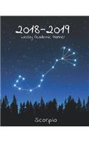 2018-2019 Weekly Academic Planner: 18 Month Calendar Scorpio Star Constellation, July 2018 - December 2019 Weekly Organizer, 8x10