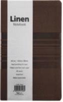 BROWN LINEN NOTEBOOK A6