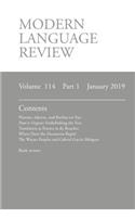 Modern Language Review (114
