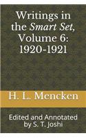 Writings in the Smart Set, Volume 6