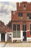 Jan Vermeer Taccuino: Stradina Di Delft - Bel Diario - Perfetto Per Prendere Appunti - Ideale Per La Scuola, Lo Studio, Le Ricette O Le Password