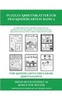 Vor-Kindergarten Druckbare Arbeitsmappen (Puzzles Arbeitsblätter für den Kindergarten: Band 4): 50 Arbeitsblätter. Der Preis dieses Buches beinhaltet die Erlaubnis, 20 weitere Bücher der Reihe kostenlos im PDF-Format herunterzuladen(4 Vor-Kindergarten Druckbare Arbeitsmappen)