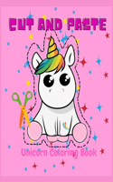 Cut And Paste Unicorn Coloring Book