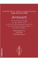 Antwort Der Eugen-Biser-Stiftung Auf Den Offenen Brief 'a Common Word Between Us and You'