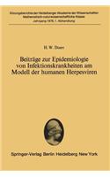 Beiträge Zur Epidemiologie Von Infektionskrankheiten Am Modell Der Humanen Herpesviren