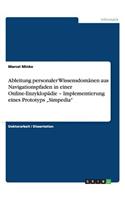 Ableitung personaler Wissensdomänen aus Navigationspfaden in einer Online-Enzyklopädie - Implementierung eines Prototyps "Simpedia"