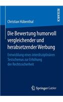 Die Bewertung Humorvoll Vergleichender Und Herabsetzender Werbung