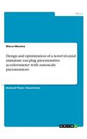 Design and optimization of a novel tri-axial miniature ear-plug piezoresistive accelerometer with nanoscale piezoresistors