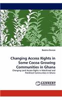 Changing Access Rights in Some Cocoa Growing Communities in Ghana