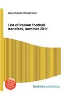 List of Iranian Football Transfers, Summer 2011