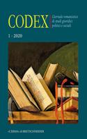 Codex. Vol. 1, 2020: Giornale Romanistico Di Studi Giuridici, Politici E Sociali