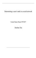 Determining a user's rank in a social network