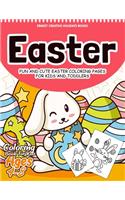 Easter Coloring Book for Kids Ages 4-8