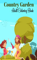 Country Garden Adult Coloring Book