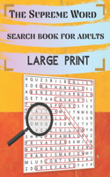 The supreme word search book for adults large print