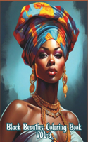 Black Beauties Coloring Book Vol-3