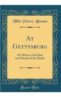 At Gettysburg: Or What a Girl Saw and Heard of the Battle (Classic Reprint)
