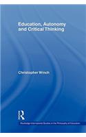 Education, Autonomy and Critical Thinking