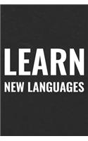 Learn New Languages