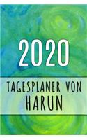 2020 Tagesplaner von Harun: Personalisierter Kalender für 2020 mit deinem Vornamen